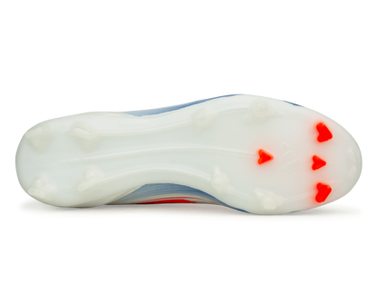 adidas Men's F50 League FG/MG White/Lucid Blue