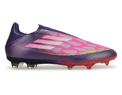 adidas Men's Lamine Yamal F50 League Laceless FG/MG Purple/Lemon