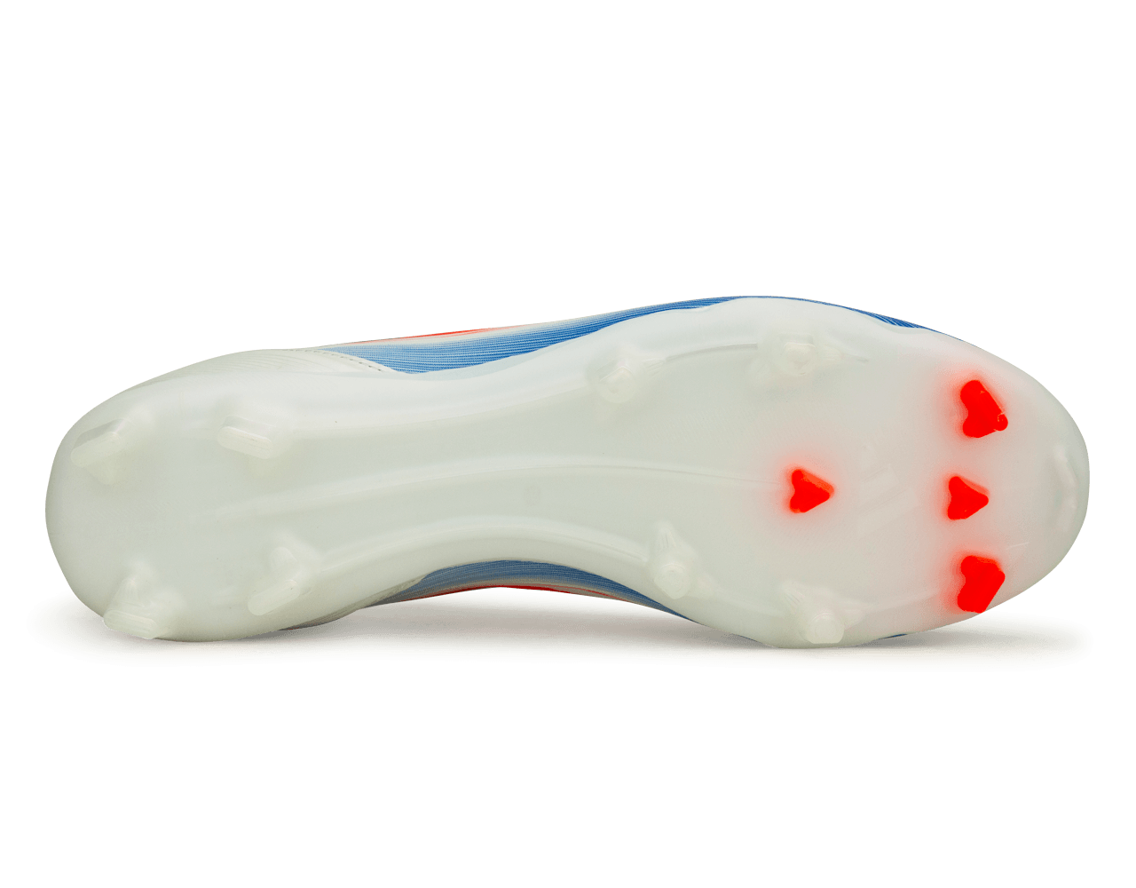 adidas Men's F50 League LL FG/MG White/Lucid Blue