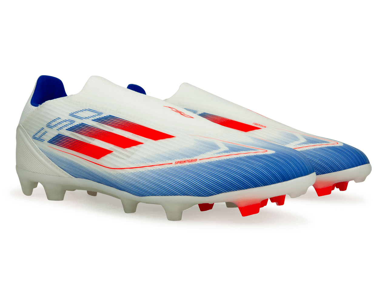 adidas Men's F50 League LL FG/MG White/Lucid Blue
