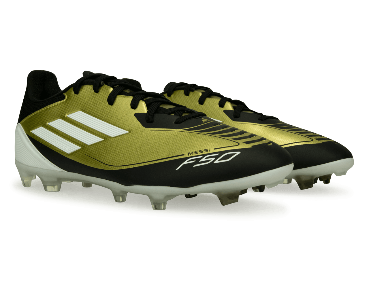 adidas Men's F50 League Messi FG/MG Gold/Black/White
