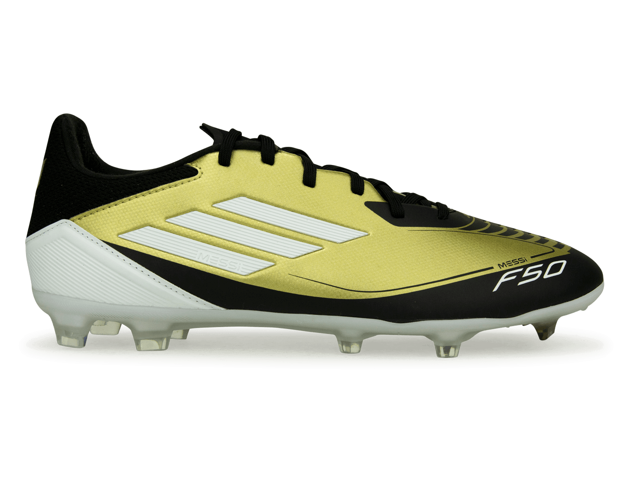 adidas Men's F50 League Messi FG/MG Gold/Black/White