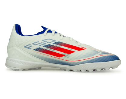 adidas Men's F50 League TF White/Lucid Blue