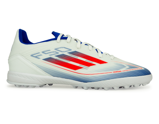 adidas Men's F50 League TF White/Lucid Blue