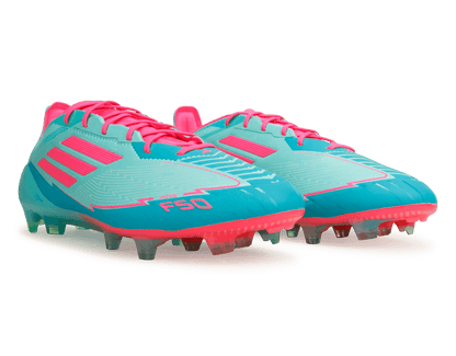 adidas Men's F50 Elite Messi FG Flash Aqua/Pink