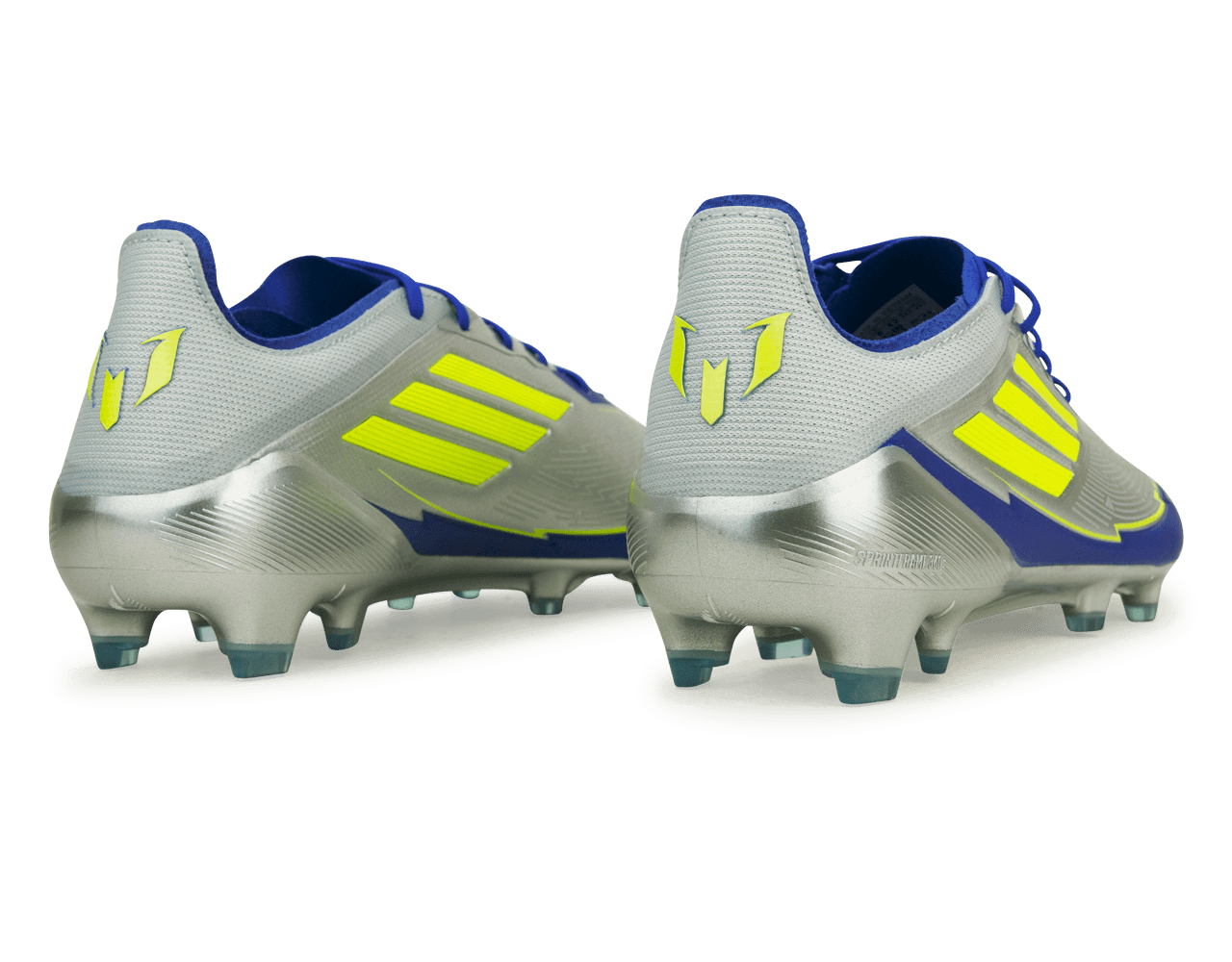 adidas Men's F50 Elite Messi FG Silver/Volt/Blue