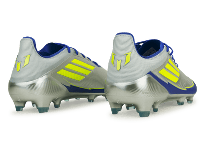 adidas Men's F50 Elite Messi FG Silver/Volt/Blue