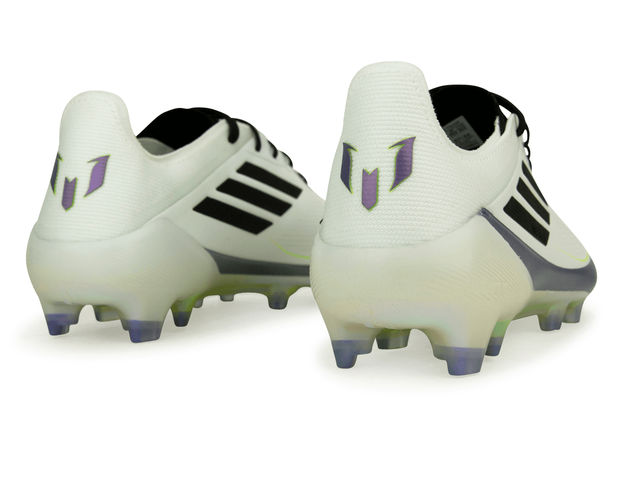 adidas Men's F50 Elite Messi FG White/Black/Purple