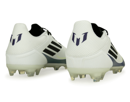 adidas Men's F50 League Messi FG/MG White/Black/Purple