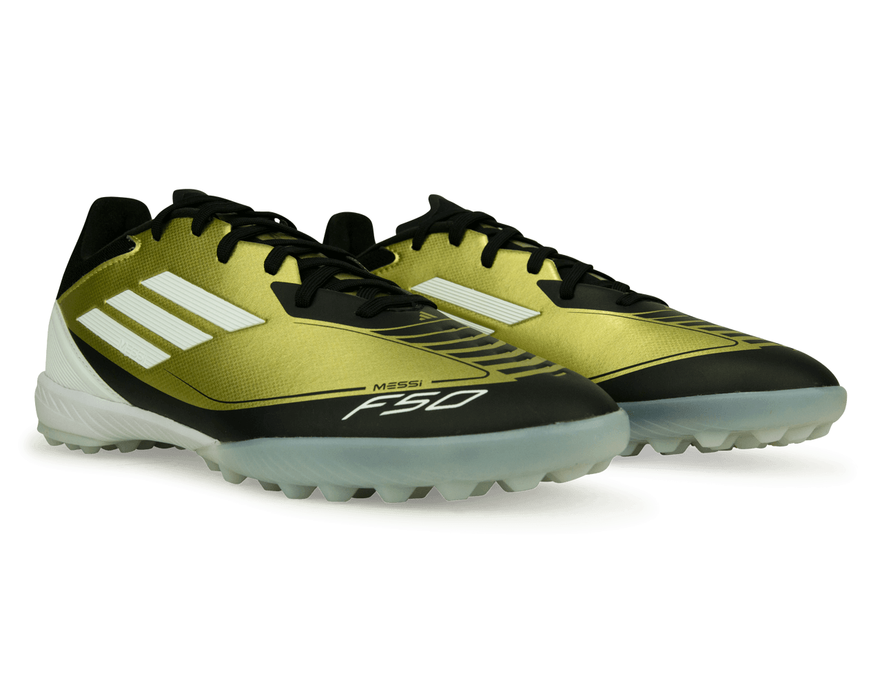 adidas Men's F50 League Messi TF Gold/White/Black