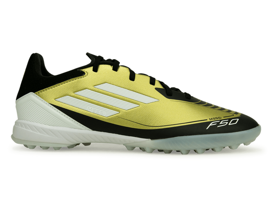 adidas Men's F50 League Messi TF Gold/White/Black