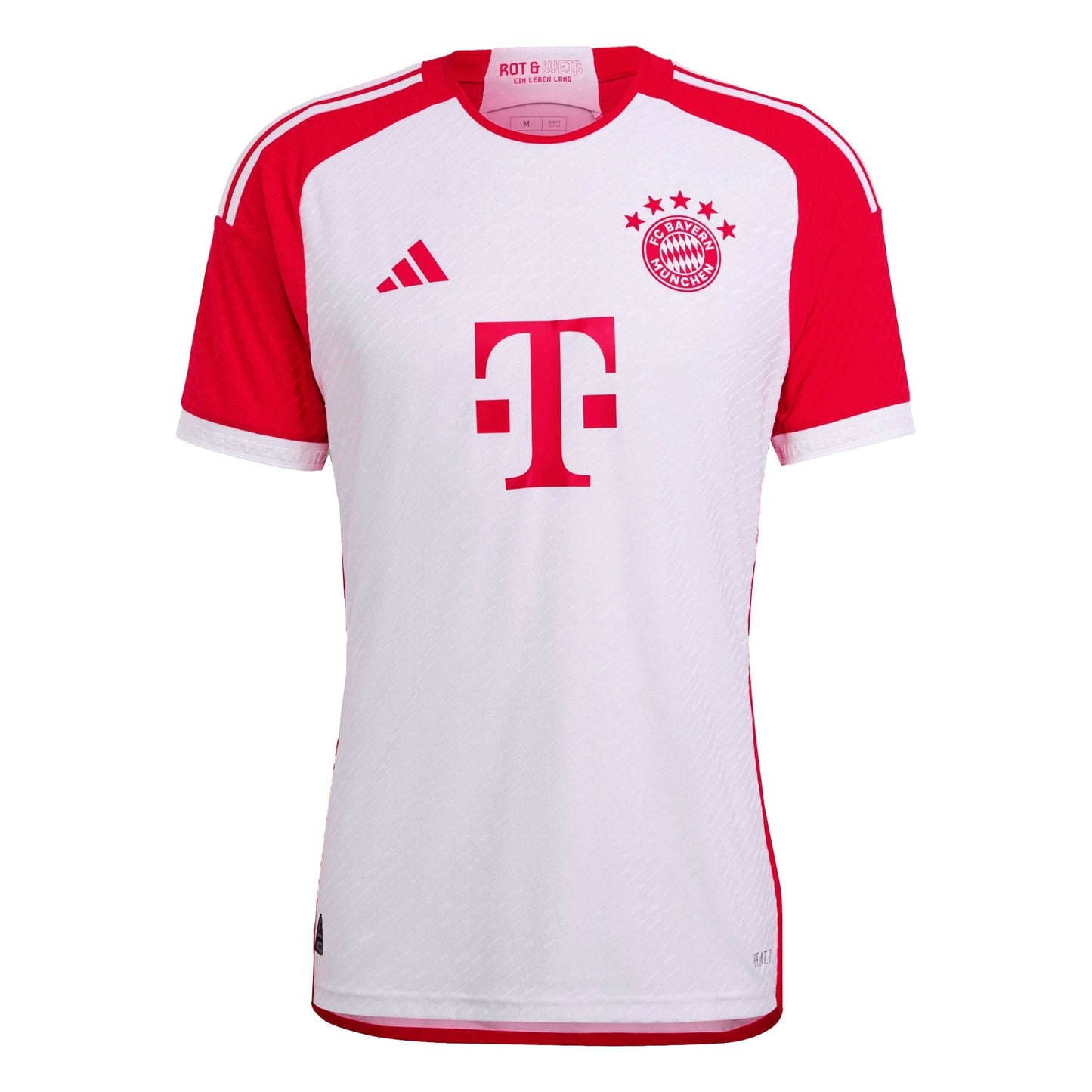 adidas Men's FC Bayern Munich 2023/24 Authentic Home Jersey White/Red