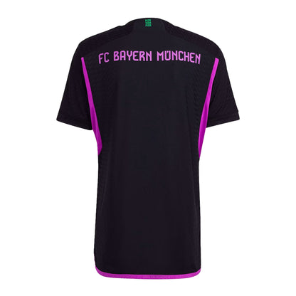 adidas Men's FC Bayern Munich 2023/24 Authentic Away Jersey Black/Purple