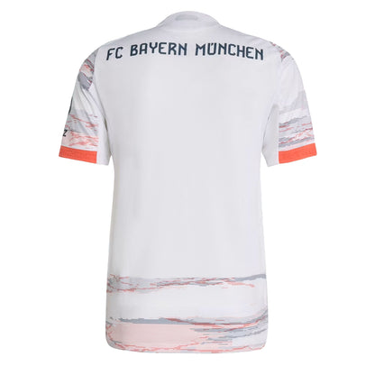 adidas Men's FC Bayern Munich 2025/26 Authentic Away Jersey White