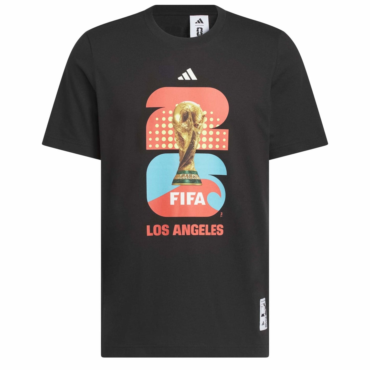 adidas Men's FIFA World Cup 2026 Host city Los Angeles Graphic Tee Black