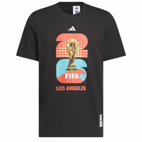 adidas Men's FIFA World Cup 2026 Host city Los Angeles Graphic Tee Black