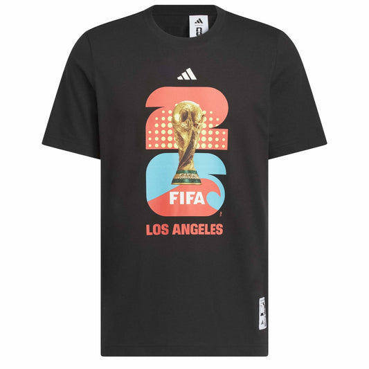 adidas Men's FIFA World Cup 2026 Host city Los Angeles Graphic Tee Black