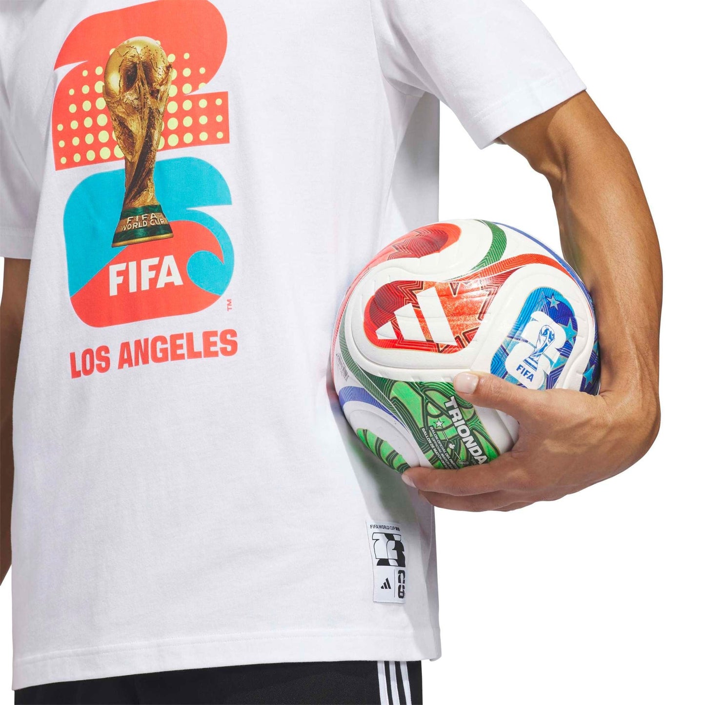 adidas Men's FIFA World Cup 2026 Host City Los Angeles Graphic Tee White