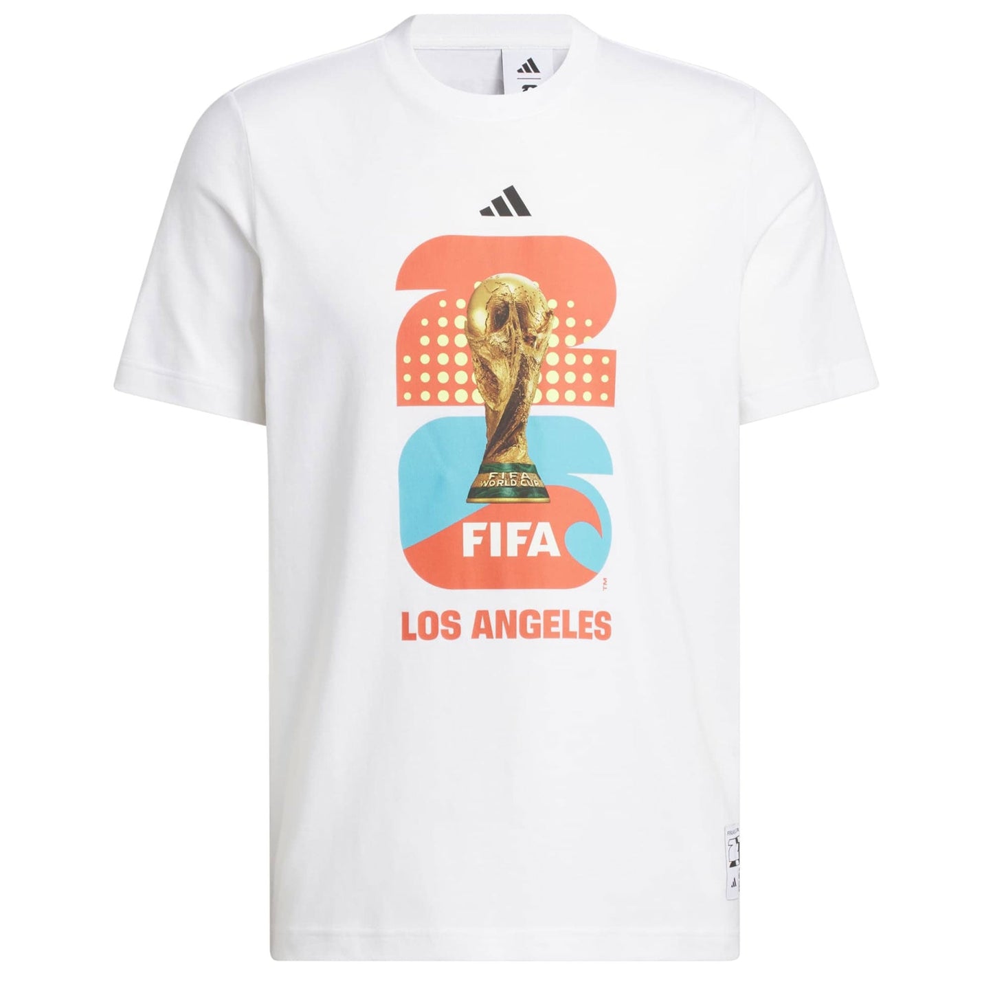 adidas Men's FIFA World Cup 2026 Host City Los Angeles Graphic Tee White