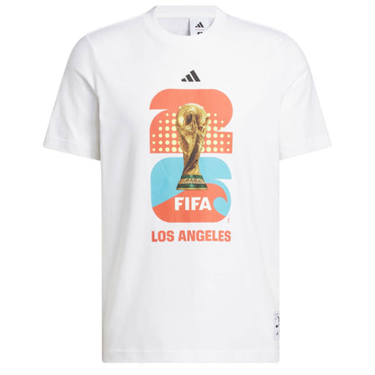 adidas Men's FIFA World Cup 2026 Host City Los Angeles Graphic Tee White