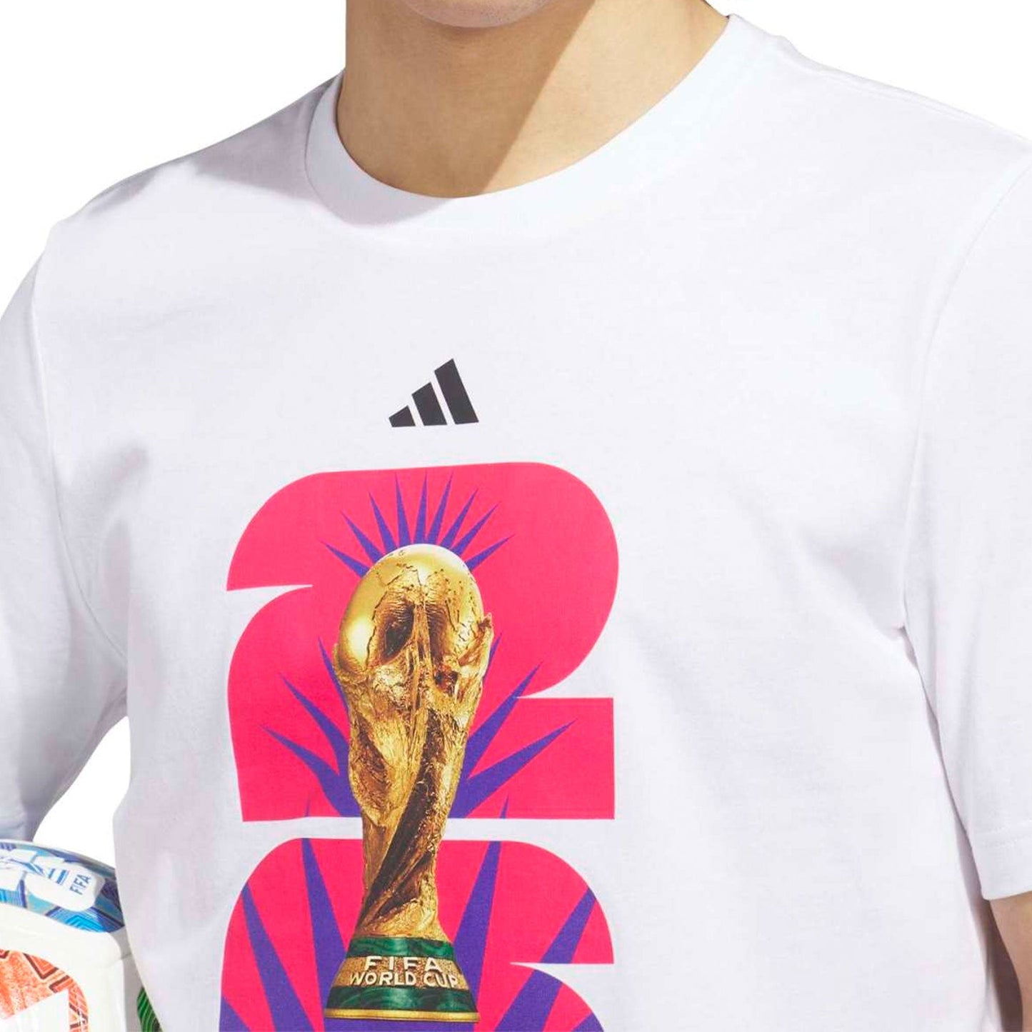 adidas Men's FIFA World Cup 26 Host City Guadalajara Graphic Tee White