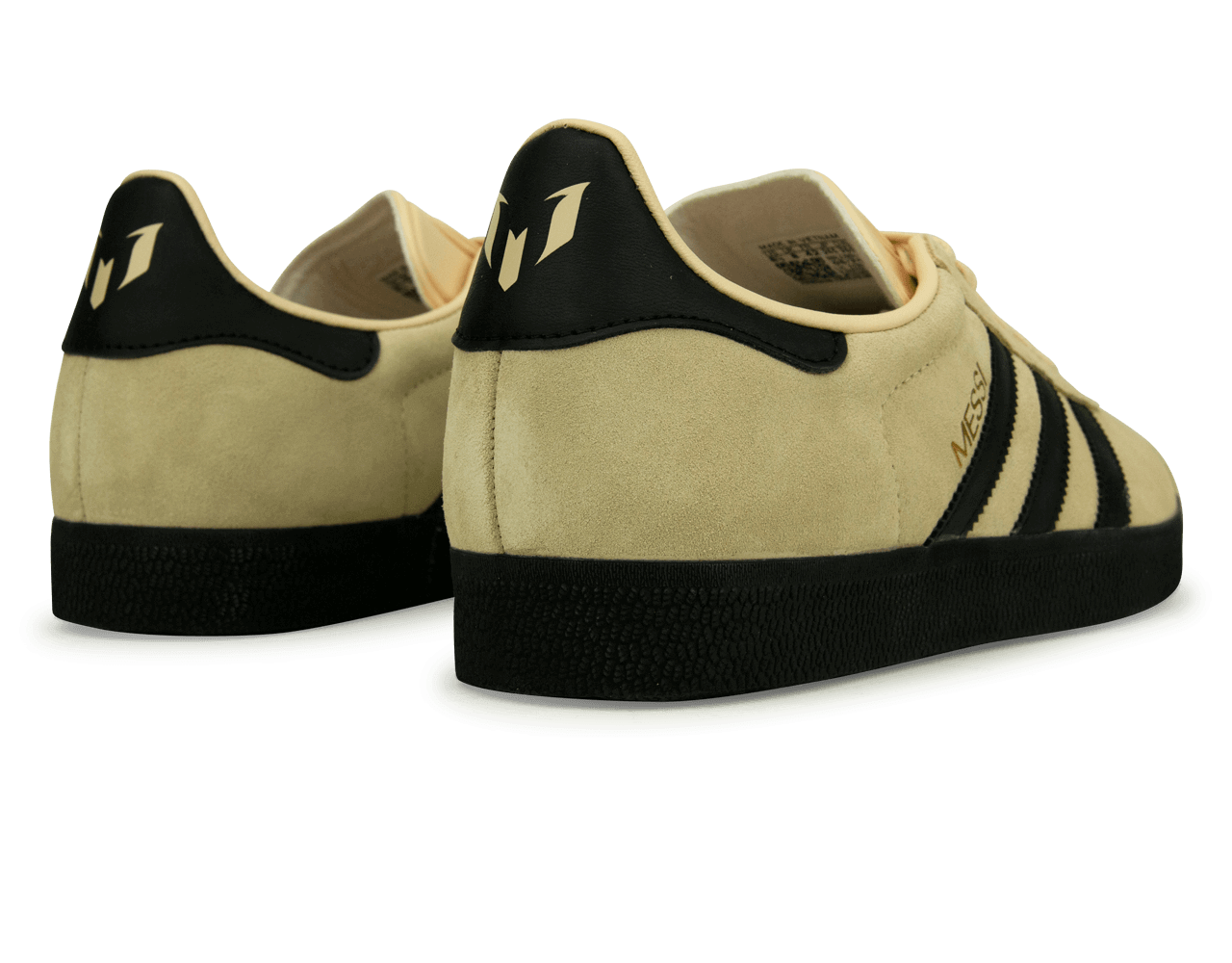 adidas Men's Originals Gazelle x Messi Sand/Black/Gold