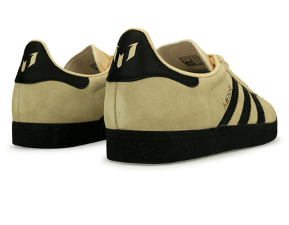 adidas Men's Originals Gazelle x Messi Sand/Black/Gold