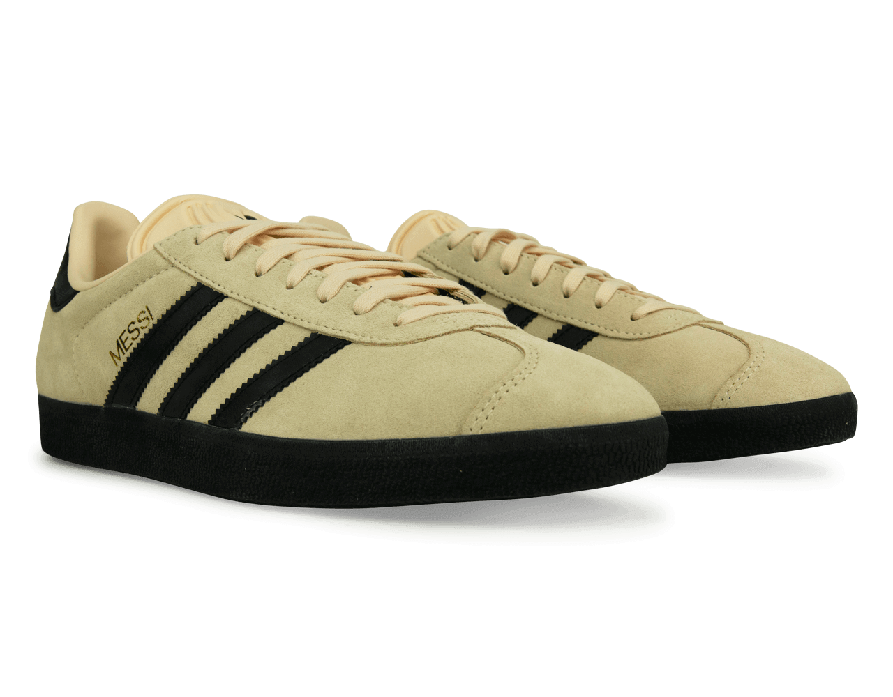 adidas Men's Originals Gazelle x Messi Sand/Black/Gold