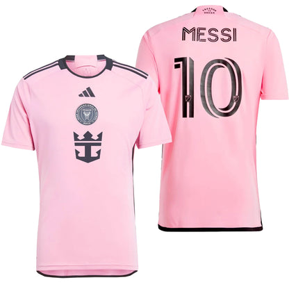 adidas Men's Inter Miami 2024/25 Home Jersey w/ Messi #10 Printing