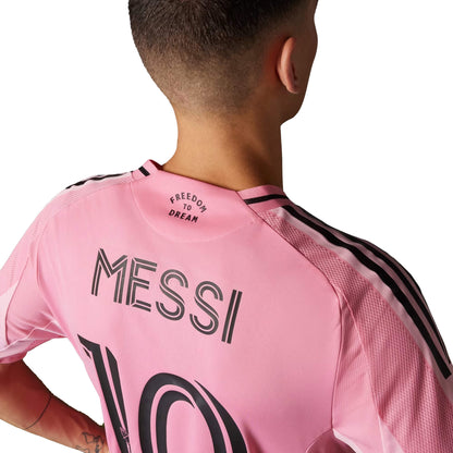 adidas Men's Inter Miami 2025/26 Authentic Home Jersey w/ Messi #10 Printing