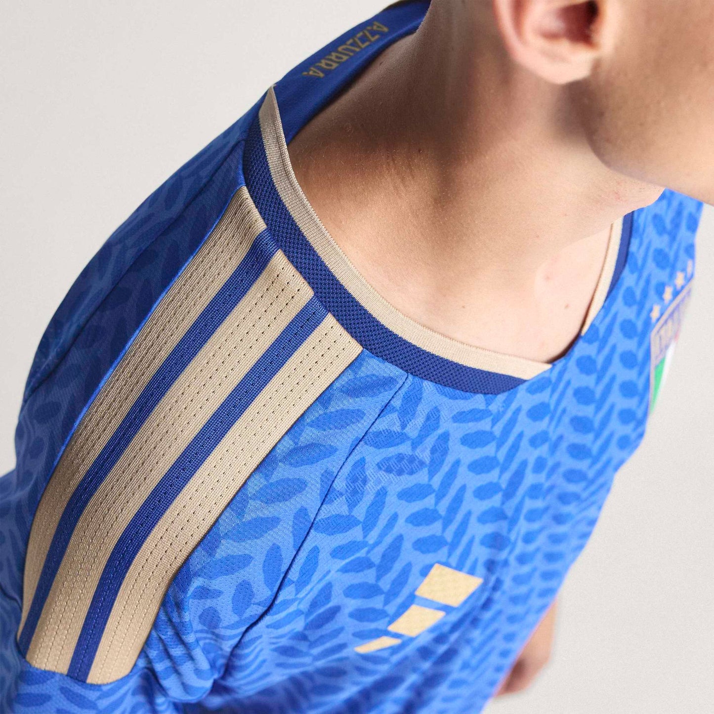 adidas Men's Italy 2026/27 Authentic Home Jersey Blue