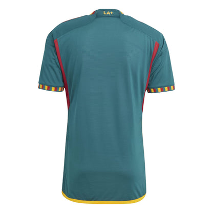 adidas Men's LA Galaxy 2023/24 Authentic Away Jersey Green/Gold