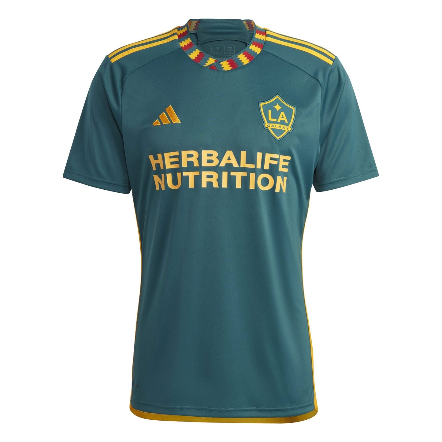 adidas Men's LA Galaxy 2023/24 Away Jersey Green/Gold