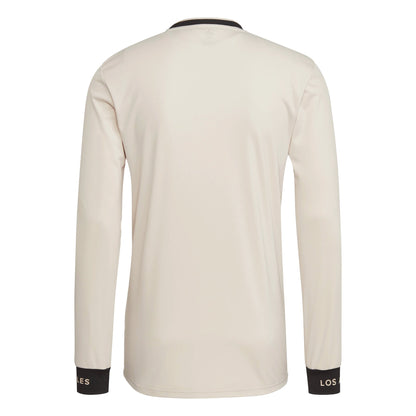 adidas Men's LAFC 2021/22 Long Sleeve Away Jersey Gold
