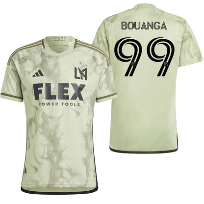 adidas Men's LAFC 2023/24 Authentic Away Jersey w/ Bouanga #99 Printing