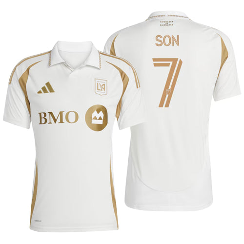 adidas Men's LAFC 2025/26 Away Jersey w/ Son #7 Printing