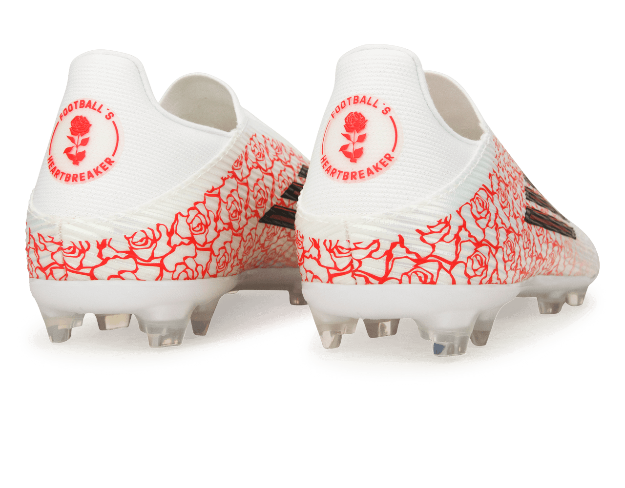 adidas Men's F50 League 'Lamine Yamal' Laceless FG/MG White/Black/Red