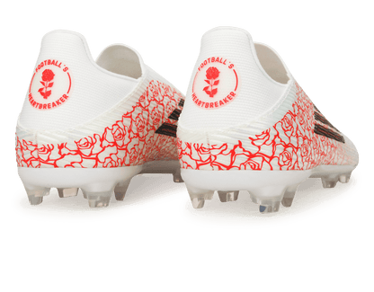 adidas Men's F50 League 'Lamine Yamal' Laceless FG/MG White/Black/Red