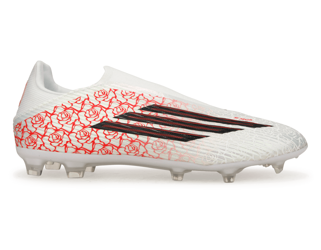 adidas Men's F50 League 'Lamine Yamal' Laceless FG/MG White/Black/Red