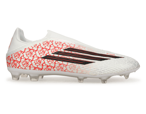 adidas Men's F50 League 'Lamine Yamal' Laceless FG/MG White/Black/Red