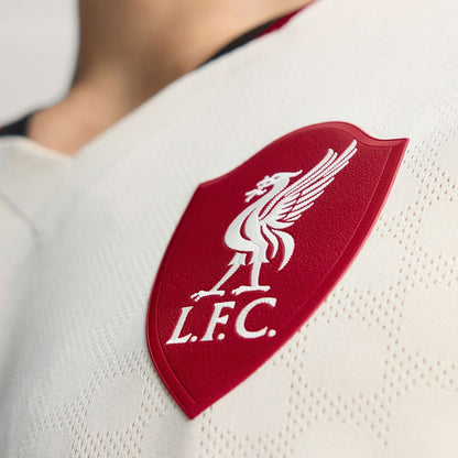 adidas Men's Liverpool 2025/26 Authentic Away Jersey Wonder White