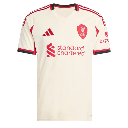 adidas Men's Liverpool 2025/26 Away Jersey Wonder White
