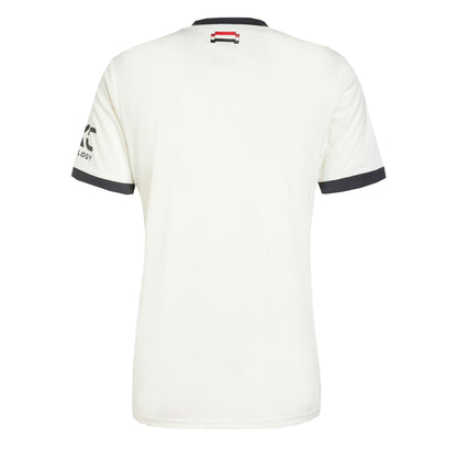 adidas Men's Manchester United 2024/25 Third Jersey Off White/Black
