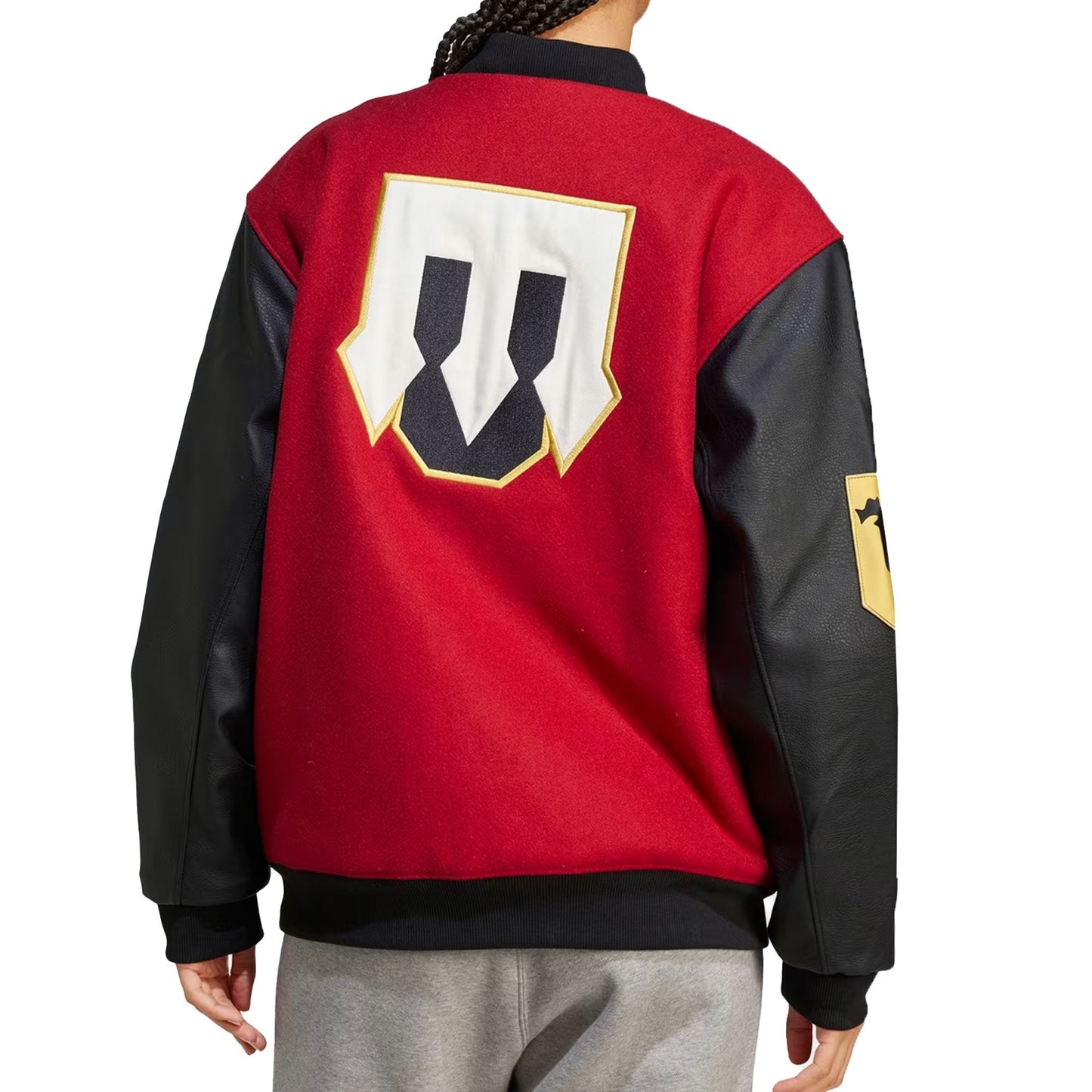 adidas Men's Manchester United 2024/25 VRCT Jacket Red/Black