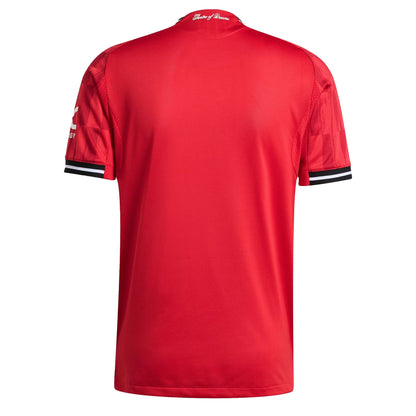 adidas Men's Manchester United 2025/26 Authentic Home Jersey Red
