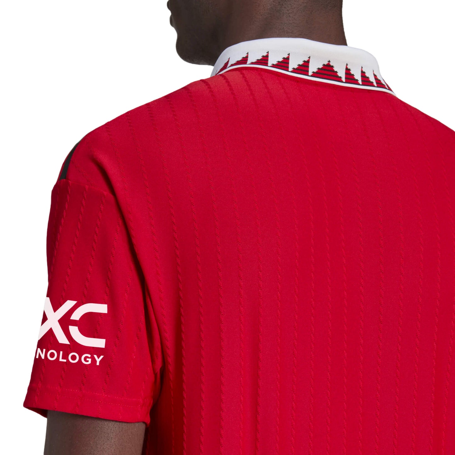 adidas Men's Manchester United 2022/23 Authentic Home Jersey Real Red/White