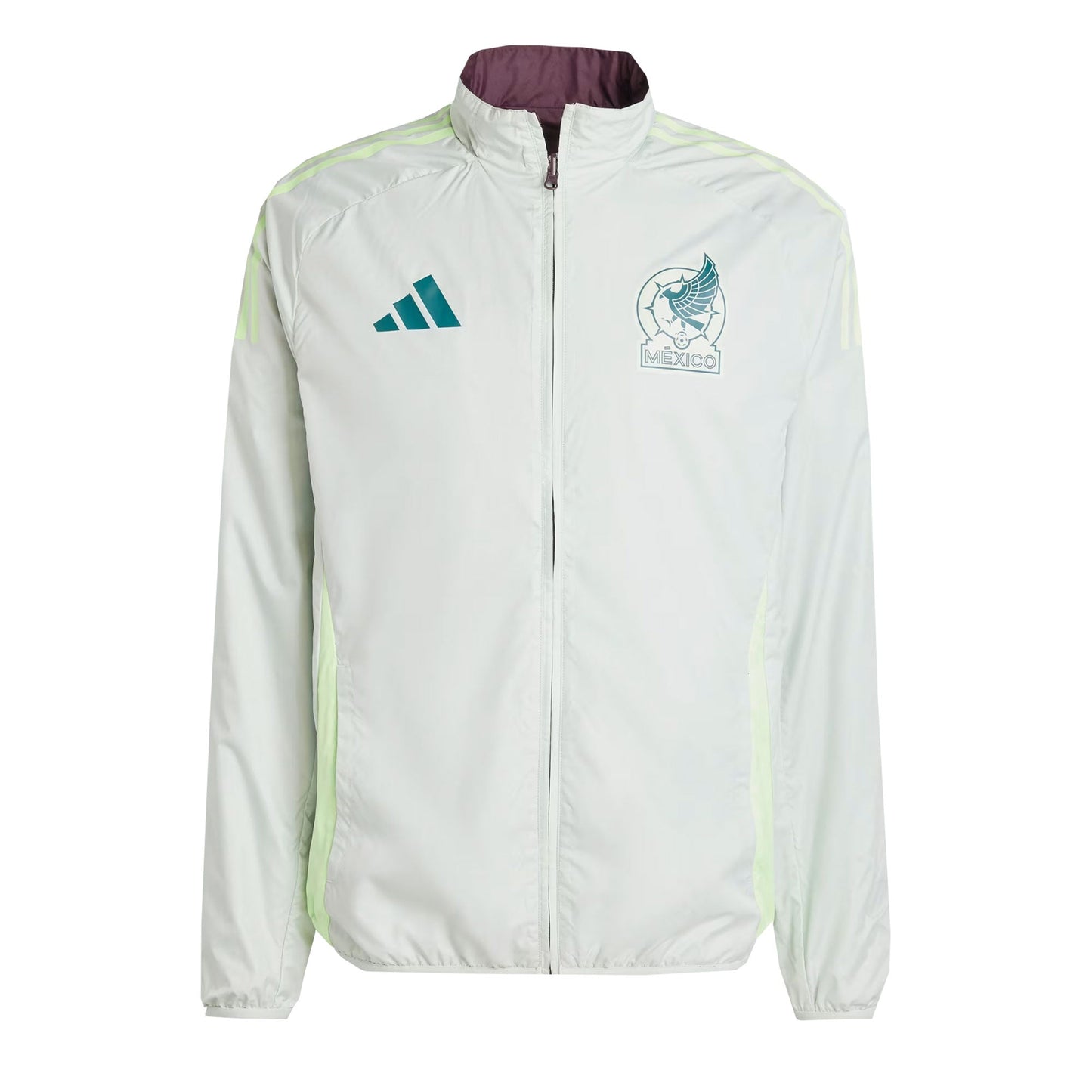 adidas Men's Mexico 2024 Anthem Jacket Dark Burgundy