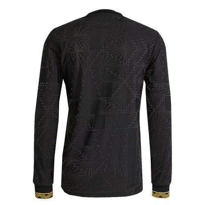 adidas Men's Mexico Gold 2025/26 Long Sleeve Jersey Black/Gold