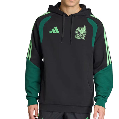 adidas Men's Mexico World Cup 2026 Tiro Hoodie Black/Green