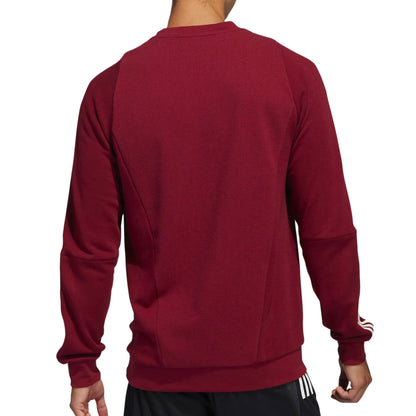 adidas Men's Mexico Tiro 23 Crew Sweatshirt Burgundy